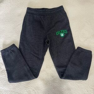Kids Gray Celtics Sweatpants